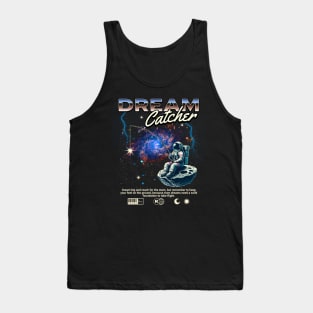 Astronaut Dreams: Star Fishing on Lunar Surface - Space Tee Tank Top